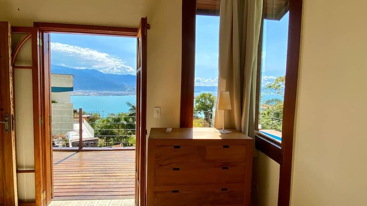 Vista Espetacular, Churrasqueira Gourmet E Piscina Aquecida Ильябела Экстерьер фото