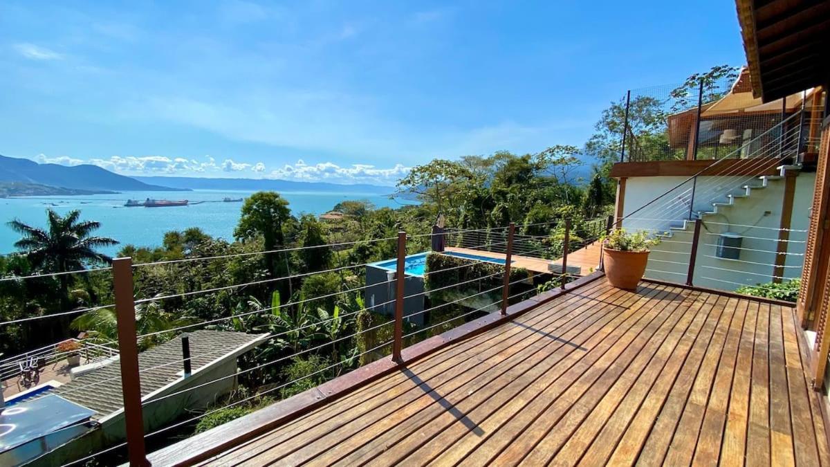 Vista Espetacular, Churrasqueira Gourmet E Piscina Aquecida Ильябела Экстерьер фото