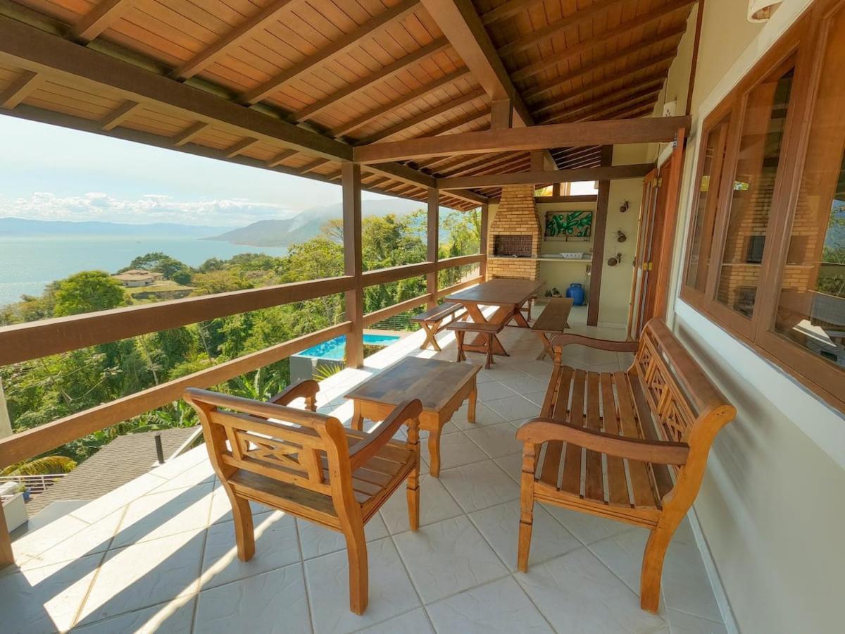 Vista Espetacular, Churrasqueira Gourmet E Piscina Aquecida Ильябела Экстерьер фото