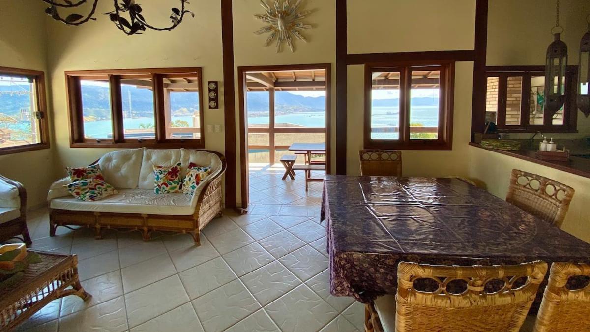 Vista Espetacular, Churrasqueira Gourmet E Piscina Aquecida Ильябела Экстерьер фото