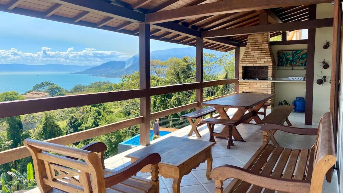 Vista Espetacular, Churrasqueira Gourmet E Piscina Aquecida Ильябела Экстерьер фото